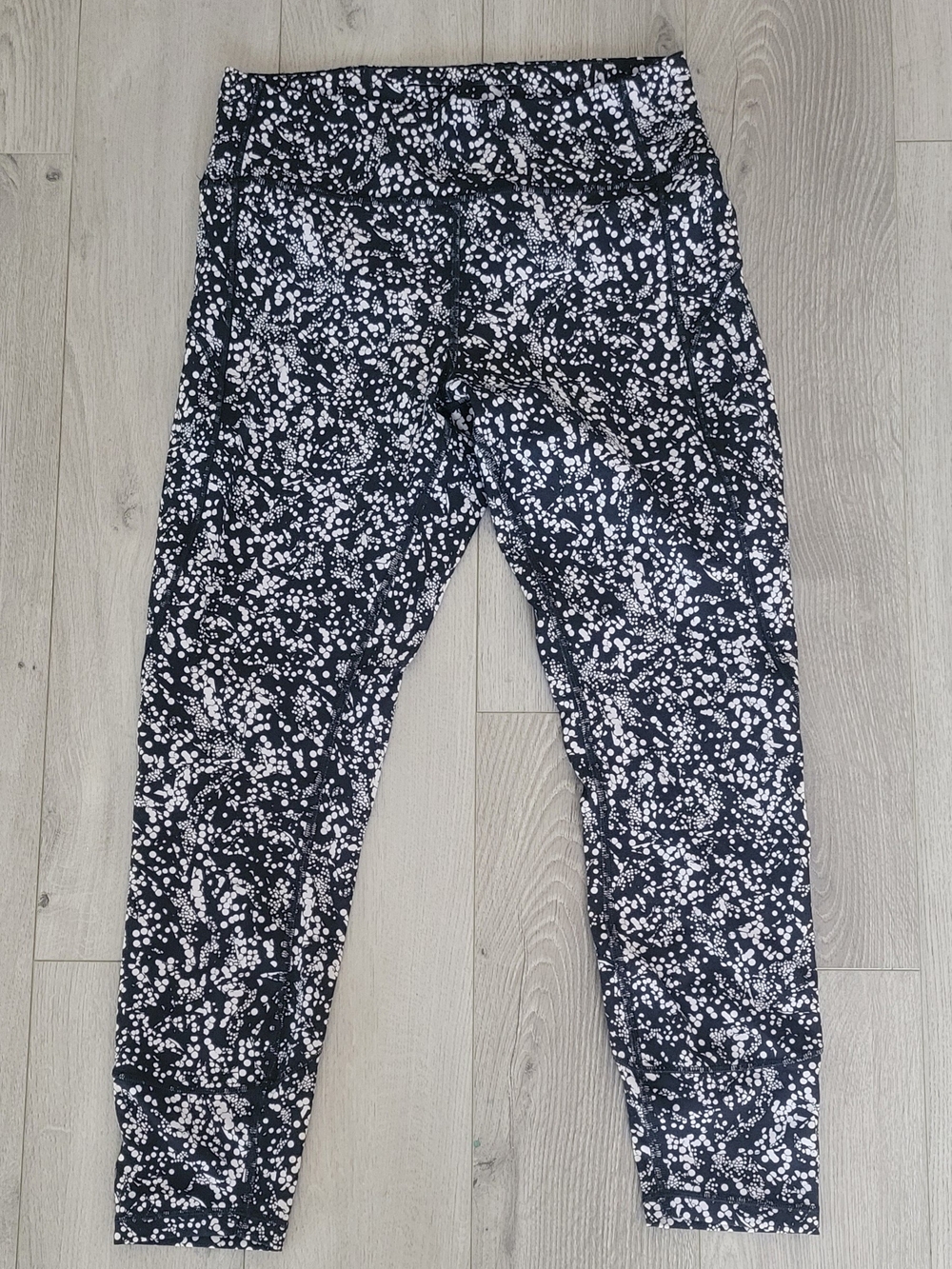 lululemon athletica Black and White Speckle Leggings
